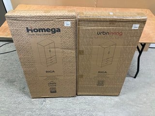 Lot 206  
            Nottingham SR9 - Delivery Or Collection 

                
2 X FURNITURE ITEMS INC RIGA HOMEGA WARBODE - INCOMPLETE