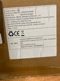 Lot 216  
            Nottingham SR9 - Delivery Or Collection 

                
UNBUILT SMALL WHITE DESK MODEL: K70