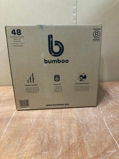 Lot 225  
            Nottingham SR9 - Delivery Or Collection 

                
BOX OF 48 BUMBOO TOILET ROLLS