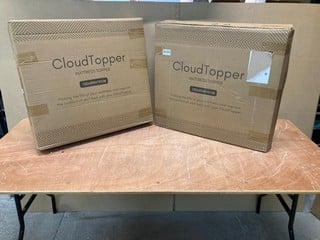 Lot 239  
            Nottingham SR9 - Delivery Or Collection 

                
2 X CLOUD TOPPER MATTRESS TOPPERS