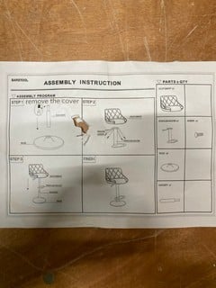Lot 241  
            Nottingham SR9 - Delivery Or Collection 

                
UNBUILT BAR STOOL
