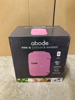 Lot 262  
            Nottingham SR9 - Delivery Or Collection 

                
ABODE PINK 45L COOLER AND WARMER