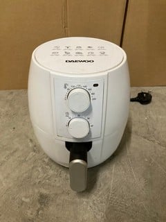 Lot 265  
            Nottingham SR9 - Delivery Or Collection 

                
DAEWOO WHITE AIR FRYER