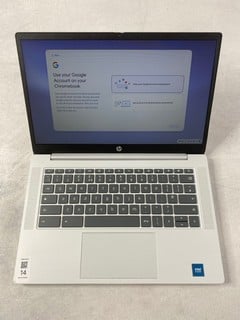 Lot 14  
            Nottingham Prem - Delivery Only 

                
HP CHROMEBOOK 14A-NF0002SA 128GB LAPTOP. (WITH BOX & POWER CABLE). INTEL N100, 4G...