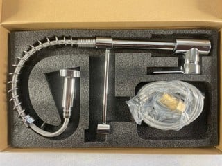 Lot 151  
            Nottingham Prem - Delivery Only 

                
KITCHEN FAUCET PULL OUT TAP ORIGINAL SILVER RRP £119.00