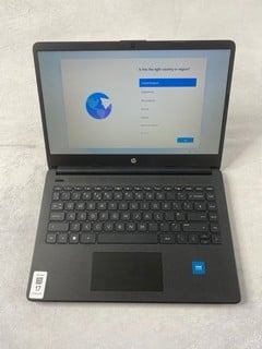 Lot 17  
            Nottingham Prem - Delivery Only 

                
HP 14S-DQ0000SA 64GB LAPTOP. (WITH BOX & CHARGER). INTEL CELERON N4120, 4GB RAM, ...