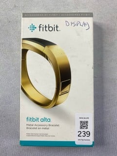 Lot 239  
            Nottingham Prem - Delivery Only 

                
FITBIT ALTA METAL ACCESSORY BRACELET