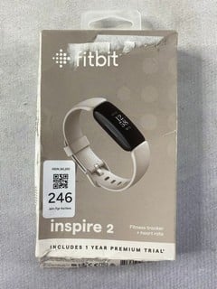 Lot 246  
            Nottingham Prem - Delivery Only 

                
FITBIT INSPIRE 2 SMART FITNESS TRACKER: MODEL NO FB418 (WITH BOX)  [JPTN47434]