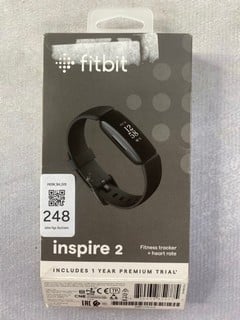 Lot 248  
            Nottingham Prem - Delivery Only 

                
FITBIT INSPIRE 2 SMART FITNESS TRACKER: MODEL NO FB418 (WITH BOX)  [JPTN47436]