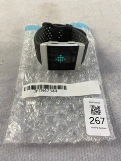 Lot 267  
            Nottingham Prem - Delivery Only 

                
FITBIT IONIC SMART FITNESS TRACKER: MODEL NO FB503  [JPTN47344]