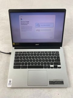 Lot 282  
            Nottingham Prem - Delivery Only 

                
ACER CHROMEBOOK 314 128GB LAPTOP.. MTK MT8183, 4GB RAM,  [JPTN47310]