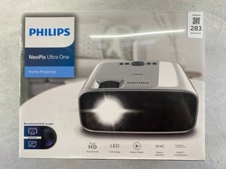 Lot 283  
            Nottingham Prem - Delivery Only 

                
PHILIPS NEOPIX ULTRA ONE HOME PROJECTOR (SEALED)