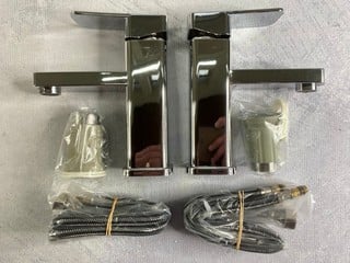 Lot 302  
            Nottingham Prem - Delivery Only 

                
2 X CHROME BATHROOM/ KITCHEN SINK MIXER TAP FAUCET