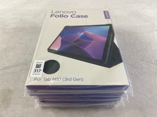 Lot 317  
            Nottingham Prem - Delivery Only 

                
5 X LENOVO FOLIO CASE FOR TAB M10 (3RD GEN)