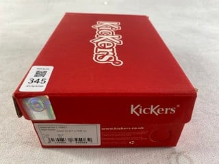 Lot 345  
            Nottingham Prem - Delivery Only 

                
KICKERS KICK HIGH ZIP LEATHER SIZE 22