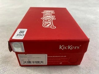 Lot 350  
            Nottingham Prem - Delivery Only 

                
KICKERS KICK HIGH ZIP LEATHER SIZE 22