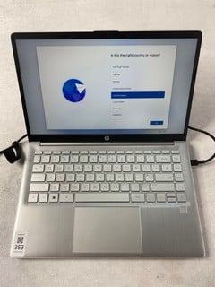 Lot 353  
            Nottingham Prem - Delivery Only 

                
HP 14-EG0001NA 128GB LAPTOP. (WITH BOX & CHARGER). QUALCOMM  SNAPDRAGON 7C GEN 2,...