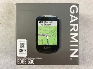 Lot 359  
            Nottingham Prem - Delivery Only 

                
GARMIN EDGE 530 GPS CYCLING COMPUTER. (WITH BOX & ACCESSORIES)  [JPTN47462]