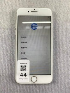 Lot 44  
            Nottingham Prem - Delivery Only 

                
APPLE IPHONE 8 64GB SMARTPHONE IN SILVER: MODEL NO A1905 (UNIT ONLY)  [JPTN47511]