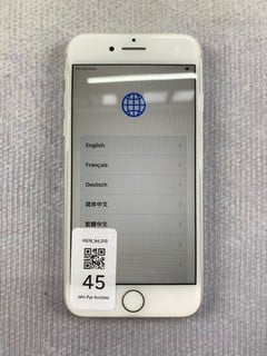 Lot 45  
            Nottingham Prem - Delivery Only 

                
APPLE IPHONE 8 64GB SMARTPHONE IN SILVER: MODEL NO A1905 (UNIT ONLY)  [JPTN47510]