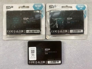 Lot 71  
            Nottingham Prem - Delivery Only 

                
3 X ASSORTED ITEMS TO INCLUDE SILICON POWER PC STORAGE (512GB).  [JPTN47326, JPTN...
