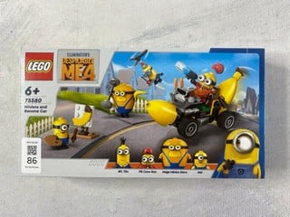 Lot 86  
            Nottingham Prem - Delivery Only 

                
LEGO DESPICABLE ME 4 MINIONS AND BANANA CAR MODEL 75580 (SEALED)