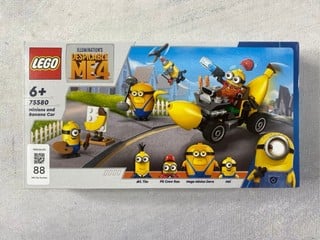 Lot 88  
            Nottingham Prem - Delivery Only 

                
LEGO DESPICABLE ME 4 MINIONS AND BANANA CAR MODEL 75580 (SEALED)