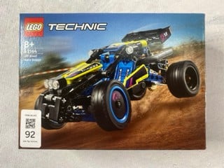 Lot 92  
            Nottingham Prem - Delivery Only 

                
LEGO TECHNIC OFF ROAD RACE BUGGY MODEL 42166 (SEALED)