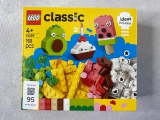 Lot 95  
            Nottingham Prem - Delivery Only 

                
LEGO CLASSIC 150 PCS MODEL 11039 (SEALED)