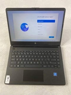Lot 9  
            Nottingham Prem - Delivery Only 

                
HP 14S-DQ0011SA 128GB LAPTOP. (WITH BOX & CHARGER). INTEL PENTIUM N5030, 4GB RAM,...