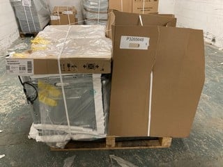 Lot 5  
            Nottingham SR3 - Delivery Or Collection 

                
1X PALLET WITH TOTAL RRP VALUE OF £2241 TO INCLUDE 1X INDESIT BUILT-IN ELECTRIC S...