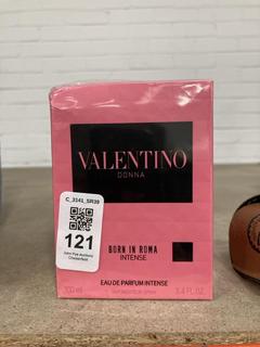 Lot 121  
            Chesterfield SR39 - Parcel Delivery Only 

                
VALENTINO DONNA BORN N ROMA INTENSE EAU DE PARFUM INTENSE 100ML (LOCATION: B2R)