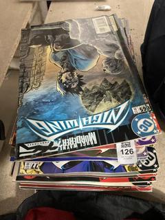 Lot 126  
            Chesterfield SR39 - Parcel Delivery Only 

                
QTY OF COMICS TO INCLUDE BRUCE WAYNE MURDERER NIGHTWING COMIC (LOCATION: B2R)