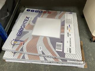Lot 161  
            Chesterfield SR39 - Parcel Delivery Only 

                
3 X BRIGHTEX LED PANEL LIGHT 48W 59.5 X 59.5CM 4320LM (LOCATION: B2R)