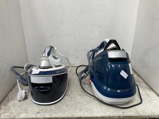Lot 16  
            Chesterfield SR39 - Parcel Delivery Only 

                
TEFAL EXPRESS AIRGLIDE STEAM BOOST IRON TO INCLUDE TEFAL PRO EXPRESS IRON (LOCATI...