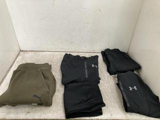 Lot 204  
            Chesterfield SR39 - Parcel Delivery Only 

                
4 X ASSORTED CLOTHING TO INCLUDE PUMA JOGGERS IN GREEN SIZE S (LOCATION: B3R)