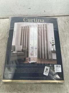Lot 211  
            Chesterfield SR39 - Parcel Delivery Only 

                
CURTINA EYELET CURTAINS 66" X 90" (LOCATION: B3R)