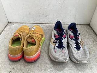Lot 217  
            Chesterfield SR39 - Parcel Delivery Only 

                
NIKE HYPER LIFT RUNNING SHOES IN ORANGE SIZE UK 13 TO INCLUDE SAUCONY POWER RUN R...
