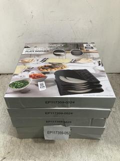 Lot 238  
            Chesterfield SR39 - Parcel Delivery Only 

                
4 X DAEWOO 12 PCS PLATE WARMER (LOCATION: B3R)