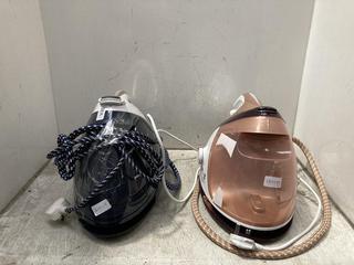 Lot 26  
            Chesterfield SR39 - Parcel Delivery Only 

                
PHILIPS PERFECTCARE ELITE IRON TO INCLUDE PHILIPS PERFECTCARE EXPERT PLUS IRON (L...
