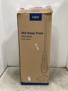 Lot 272  
            Chesterfield SR39 - Parcel Delivery Only 

                
VAX STEAM FRESH TOTAL HOME STEAM CLEANER MODEL: CDST-SFXT (LOCATION: B4R)