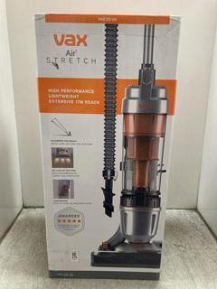 Lot 276  
            Chesterfield SR39 - Parcel Delivery Only 

                
VAX AIR STRETCH LIGHTWEIGHT CORDED VACUUM CLEANER MODEL: U85-AS-BE (LOCATION: B4R)