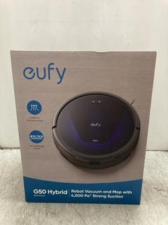 Lot 278  
            Chesterfield SR39 - Parcel Delivery Only 

                
EUFY G50 HYBRID ROBOTIC VACUUM CLEANER ORIGINAL RRP- £200 (LOCATION: B4R)