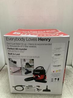 Lot 289  
            Chesterfield SR39 - Parcel Delivery Only 

                
NUMATIC HENRY VACUUM CLEANER- RED (LOCATION: B4R)