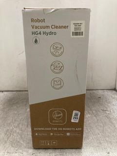 Lot 295  
            Chesterfield SR39 - Parcel Delivery Only 

                
HOOVER ROBOT VACUUM CLEANER HG4 HYDRO ORIGINAL RRP- £229 (LOCATION: B4R)