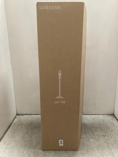 Lot 299  
            Chesterfield SR39 - Parcel Delivery Only 

                
SAMSUNG JET 75E VACUUM CLEANER ORIGINAL RRP- £249 (LOCATION: B4R)