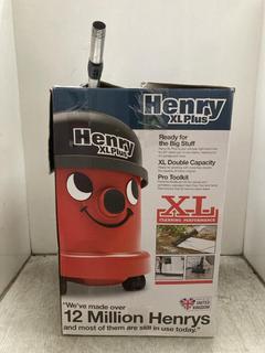 Lot 303  
            Chesterfield SR39 - Parcel Delivery Only 

                
NUMATIC HENRY XL PLUS VACUUM CLEANER-RED (LOCATION: B4R)