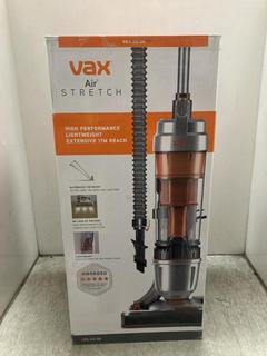 Lot 306  
            Chesterfield SR39 - Parcel Delivery Only 

                
VAX AIR STRETCH LIGHTWEIGHT CORDED VACUUM CLEANER MODEL: U85-AS-BE (LOCATION: B4R)