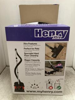 Lot 314  
            Chesterfield SR39 - Parcel Delivery Only 

                
NUMATIC HENRY XTRA VACUUM CLEANER- RED (LOCATION: B4R)