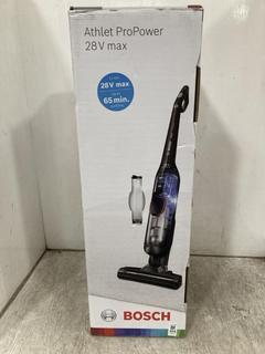 Lot 324  
            Chesterfield SR39 - Parcel Delivery Only 

                
BOSCH ATHLET PROPOWER 28V MAX VACUUM CLEANER ORIGINAL RRP- £315 (LOCATION: B5R)